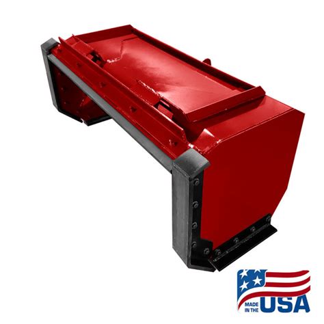 welding skid steer plate to a box blade|bobcat snowbox quick attach plate.